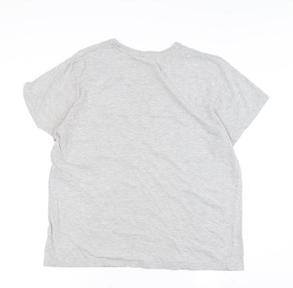 Marvel Men’s Grey Graphic Print T-Shirt Large