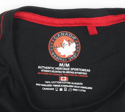 Canada Weather Gear Men's Black Medium T-Shirt