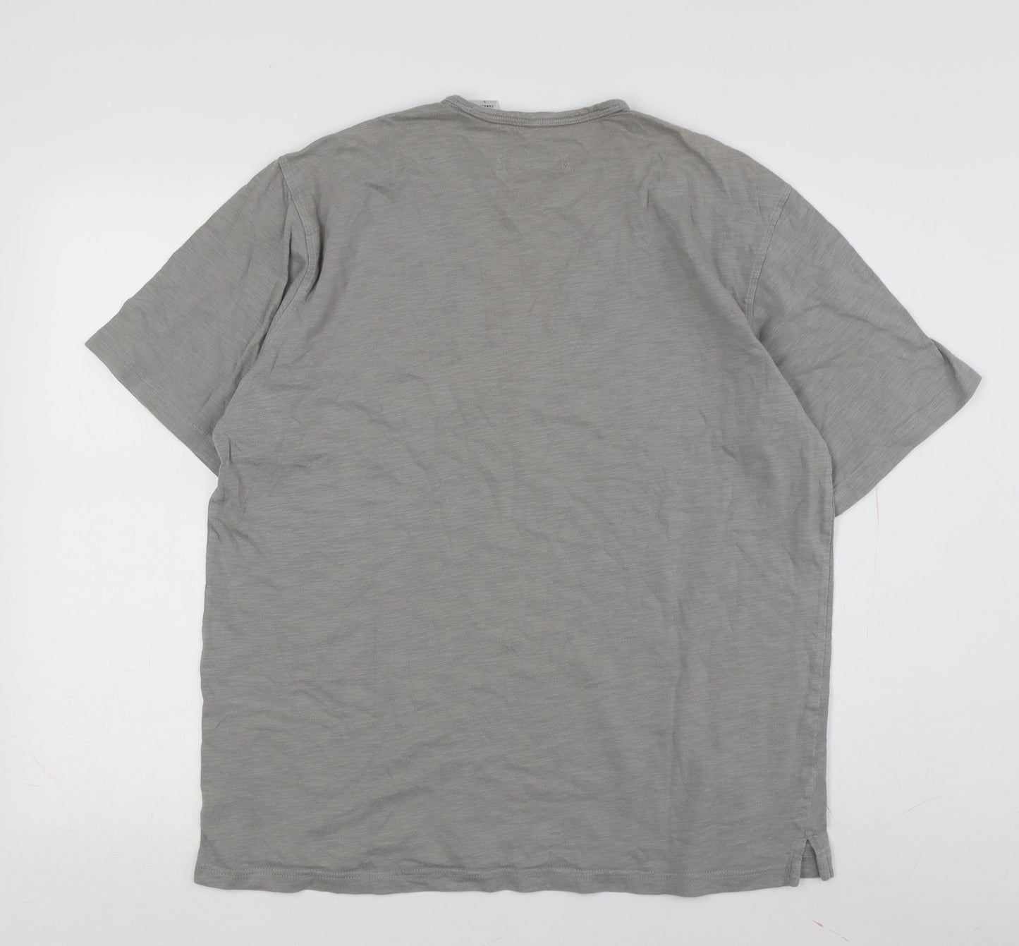 Geoffrey Beene Men's Grey Cotton T-Shirt - Size L