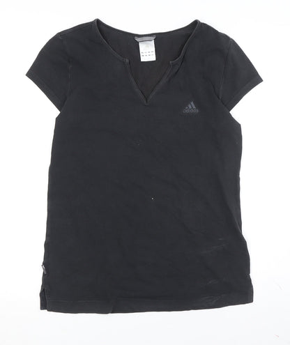 Womens UK Size 12 adidas Black Basic T-Shirt