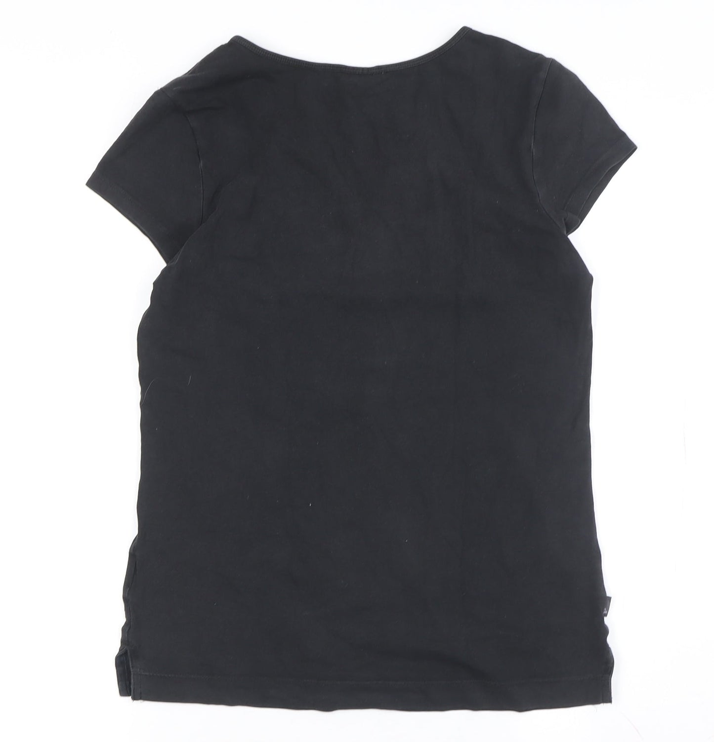 Womens UK Size 12 adidas Black Basic T-Shirt