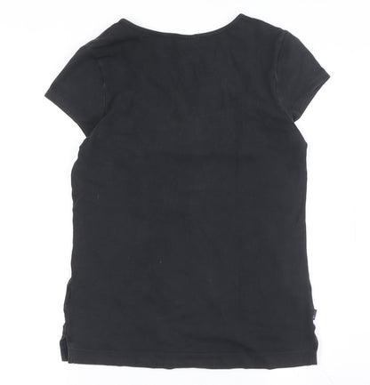 Womens UK Size 12 adidas Black Basic T-Shirt