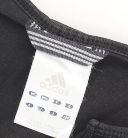 Womens UK Size 12 adidas Black Basic T-Shirt