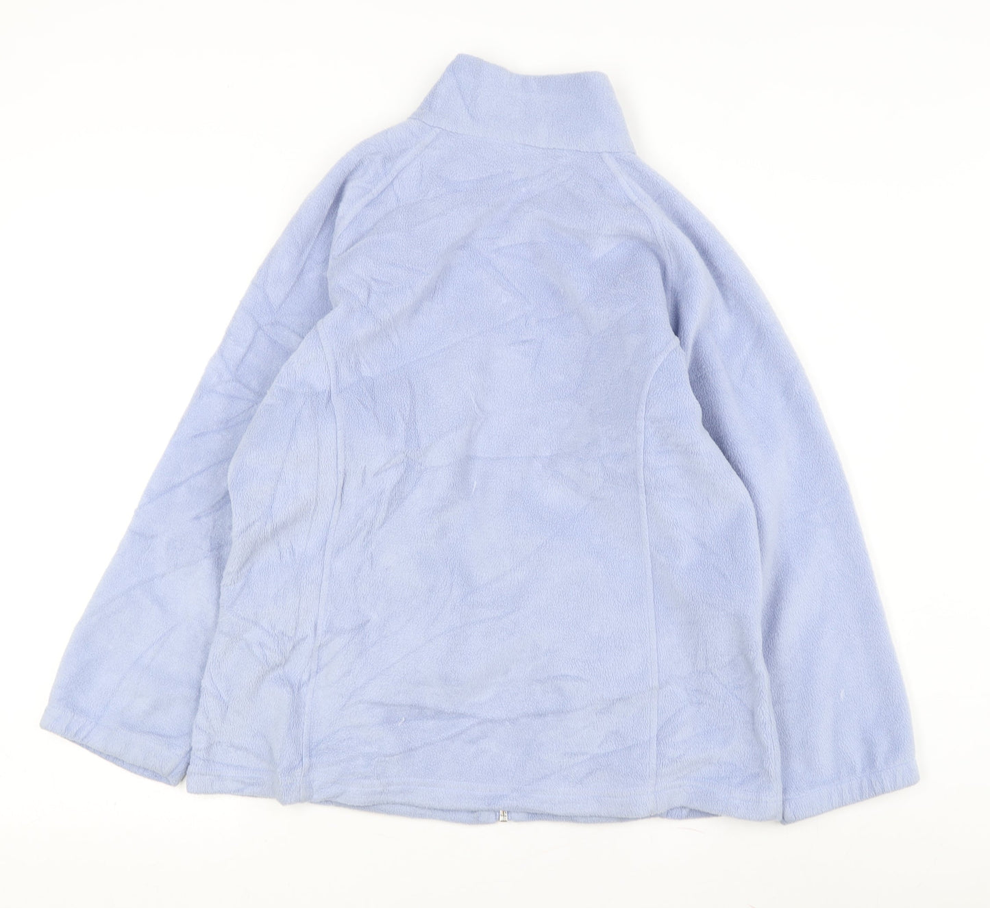 Justice Teens Blue Fleece Jacket L Long Sleeve Casual