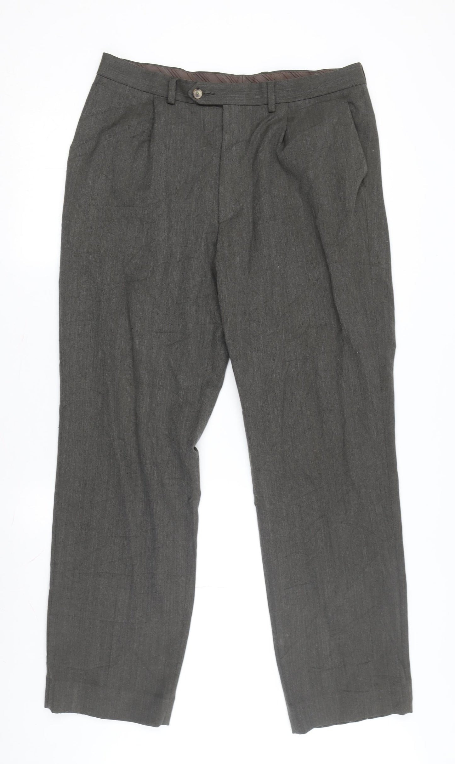 Marks and Spencer Men's Grey Dress Pants 34