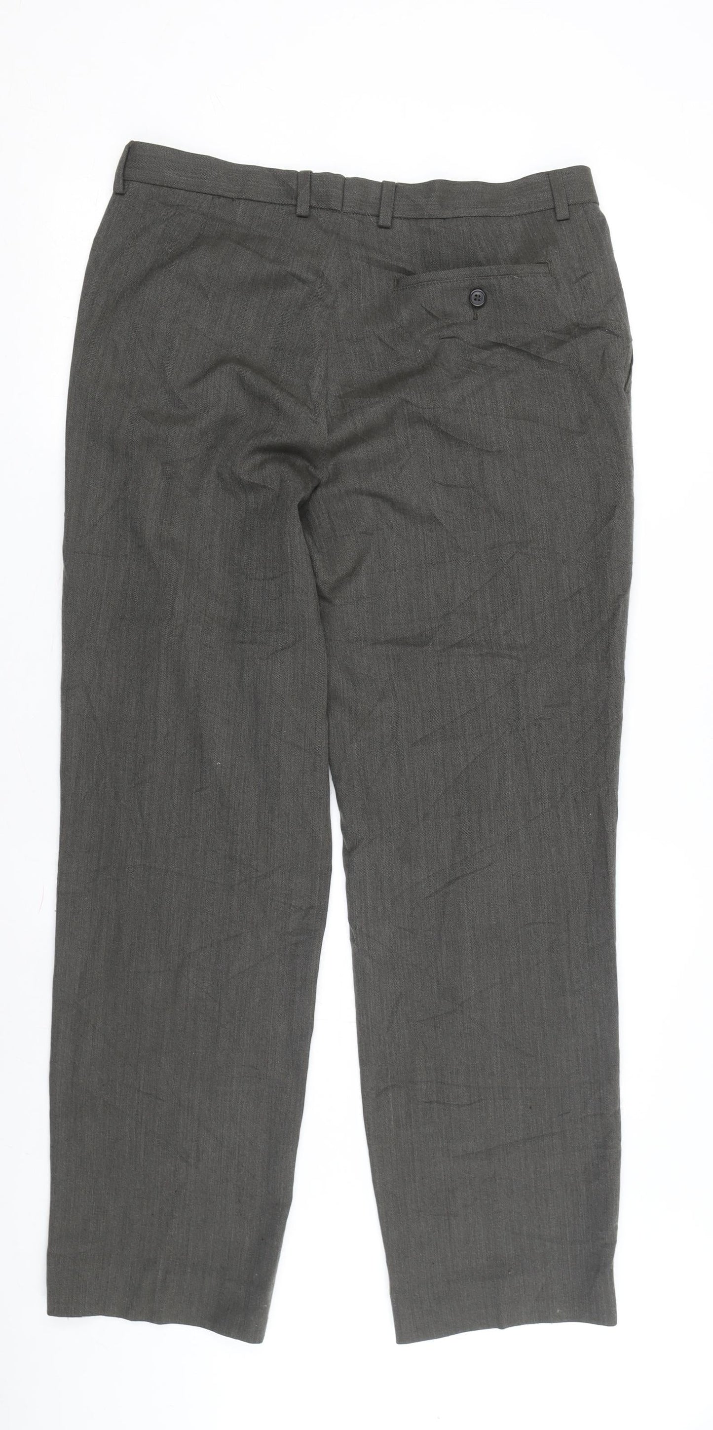 Marks and Spencer Men's Grey Dress Pants 34