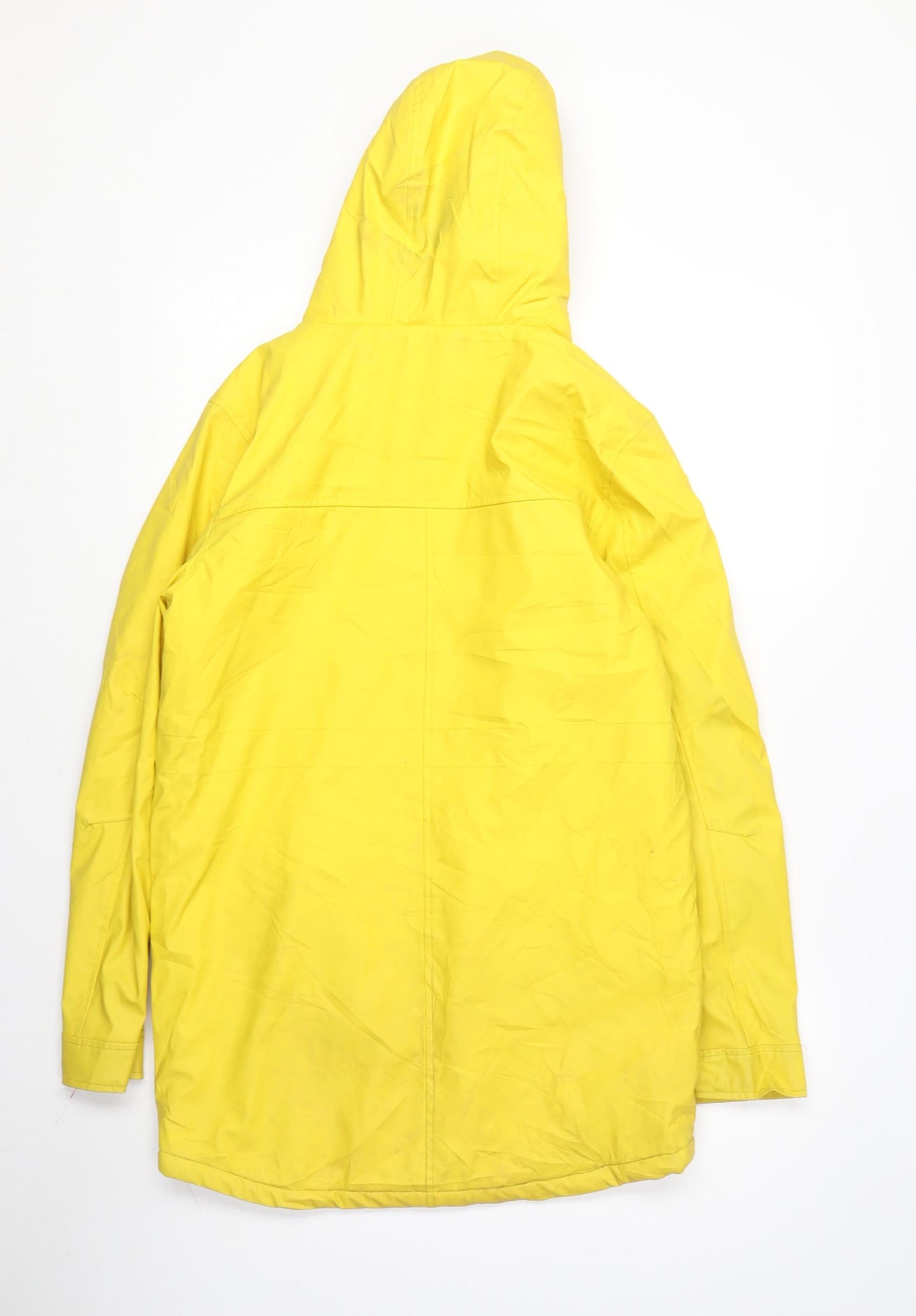 Lil Atelier Women's Yellow Parka Jacket, Size 10, Hooded