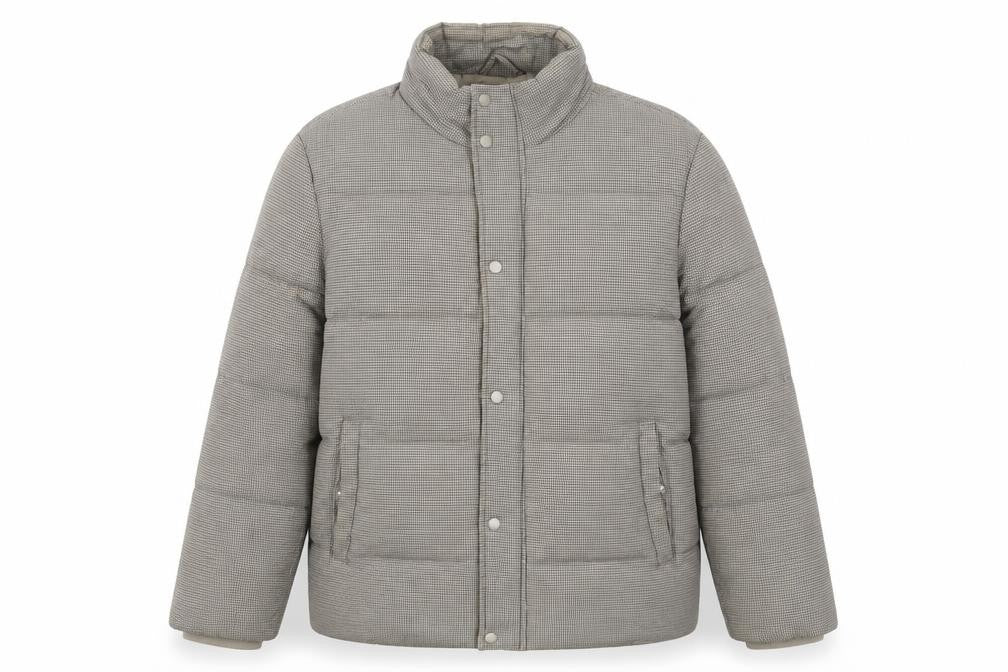 Mens UK Size M Topman Brown Puffer Jacket