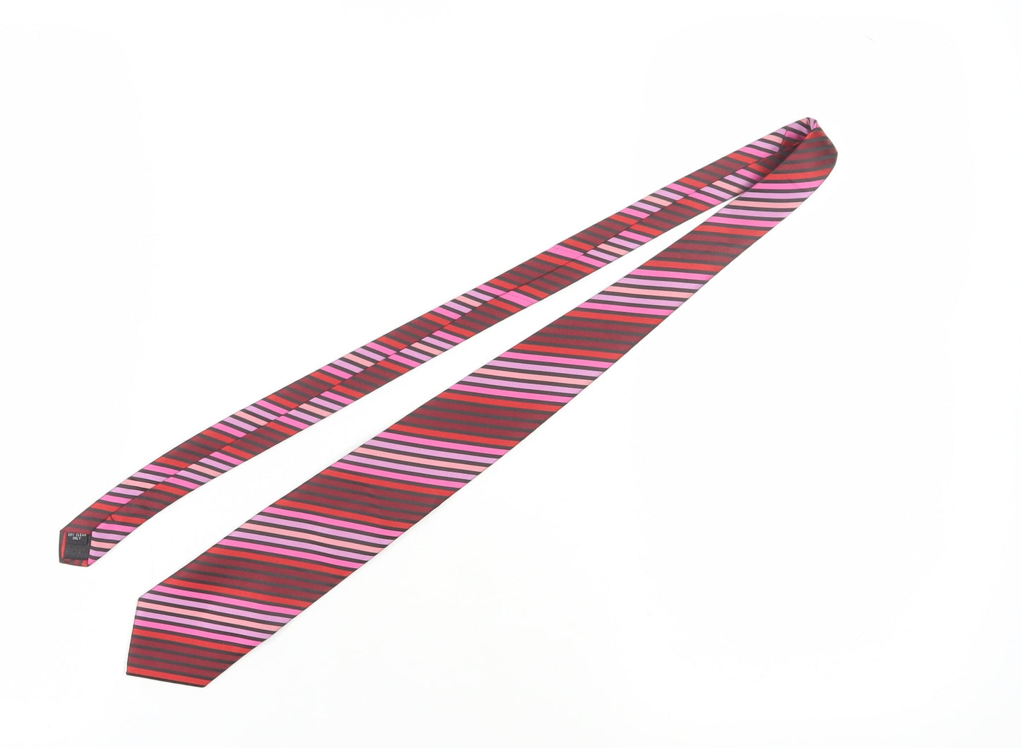 Skopes Men's Red & Pink Striped Tie - Polyester