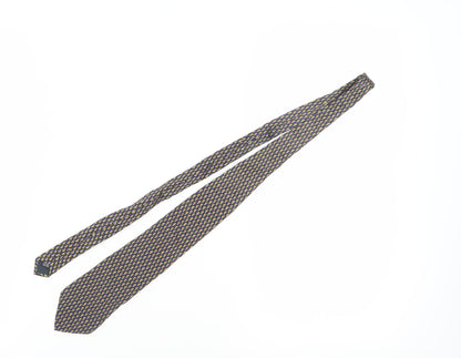 Jaeger Men's Multicoloured Geometric Silk Tie