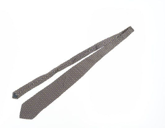Jaeger Men's Multicoloured Geometric Silk Tie