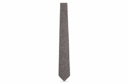 Mens Jaeger Multicoloured Geometric 100% Silk  Tie
