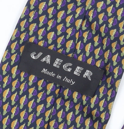 Jaeger Men's Multicoloured Geometric Silk Tie