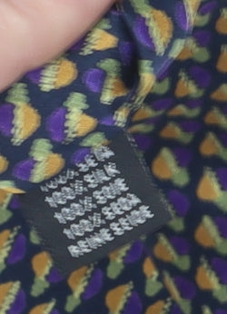 Jaeger Men's Multicoloured Geometric Silk Tie