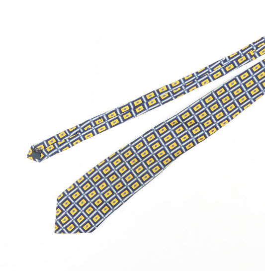 House of Fraser Geometric Silk Tie for Men - Multicoloured