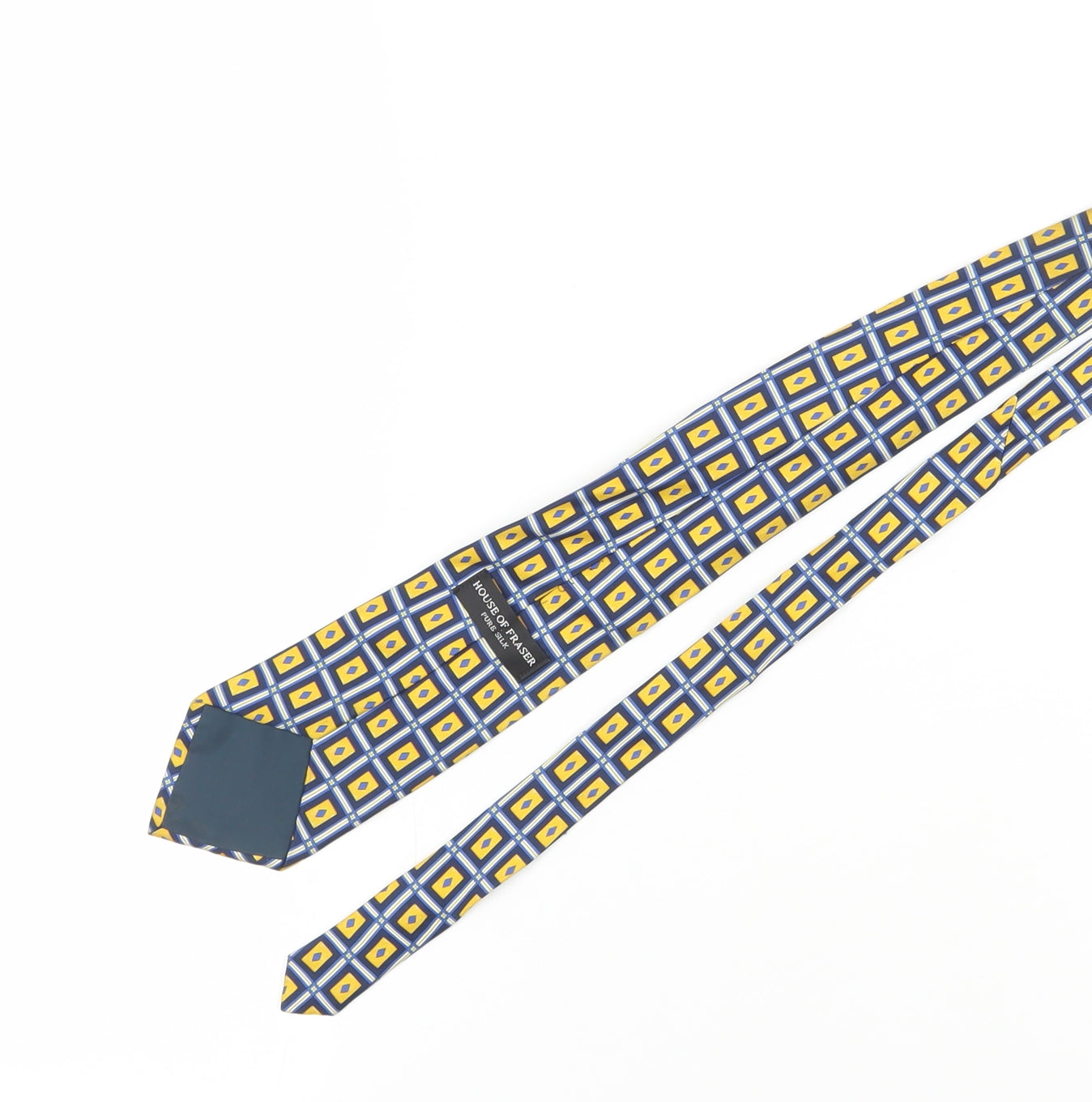 House of Fraser Geometric Silk Tie for Men - Multicoloured