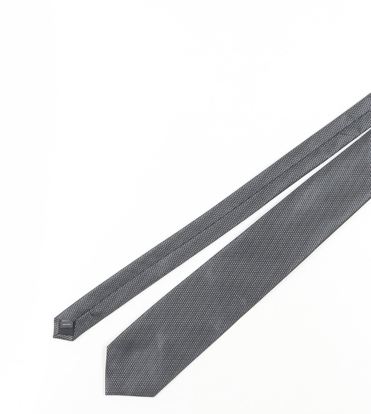 Thomas Nash Men's Black Geometric Tie