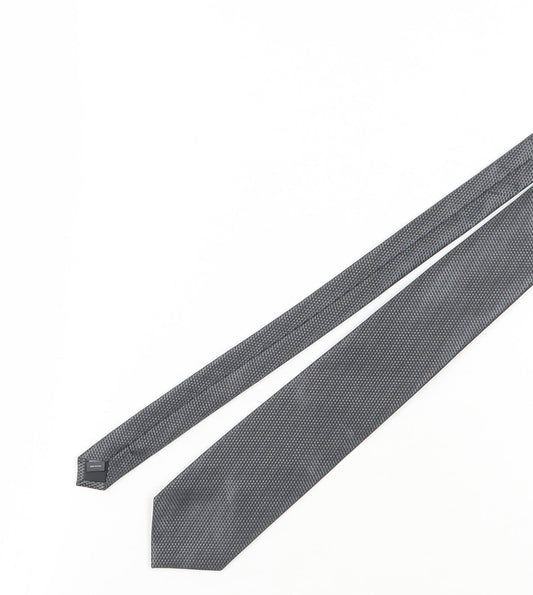 Thomas Nash Men's Black Geometric Tie