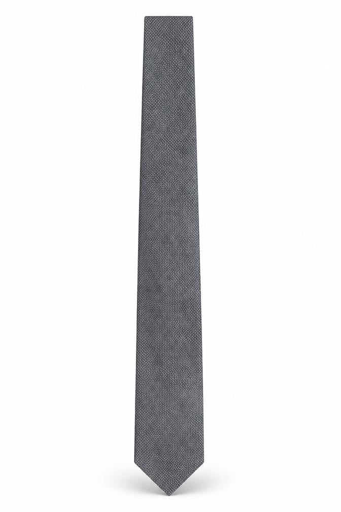 Mens Thomas Nash Black Geometric 100% Polyester Pointed Tie