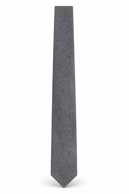 Mens Thomas Nash Black Geometric 100% Polyester Pointed Tie
