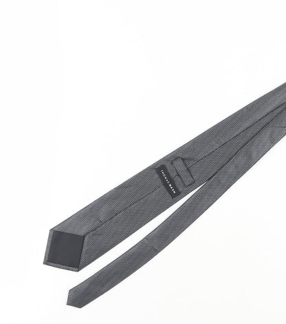 Thomas Nash Men's Black Geometric Tie