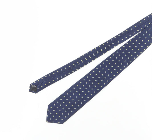 Skopes Men's Blue Geometric Silk Tie