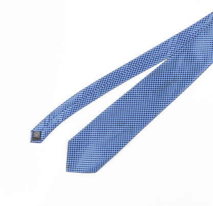 Thomas Nash Men's Blue Geometric Polyester Tie