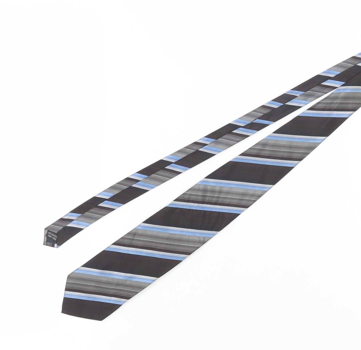Berringer Menswear Silk Black & Blue Slim Tie
