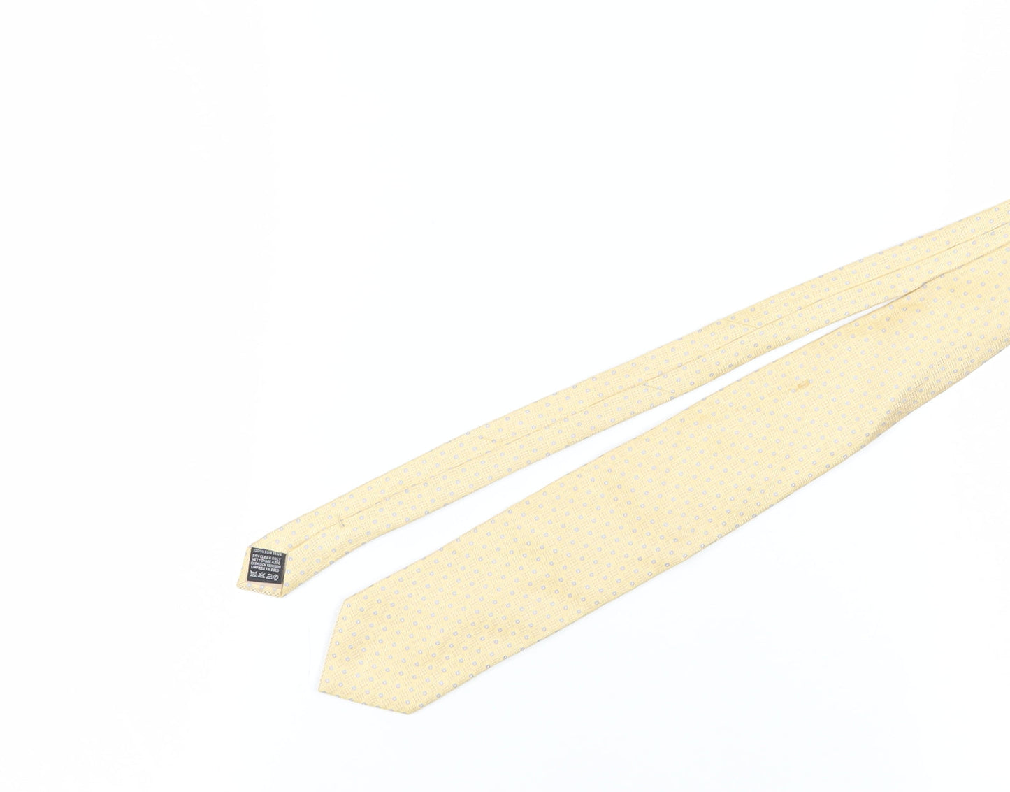 Tie Rack Men's Yellow Silk Geometric Tie