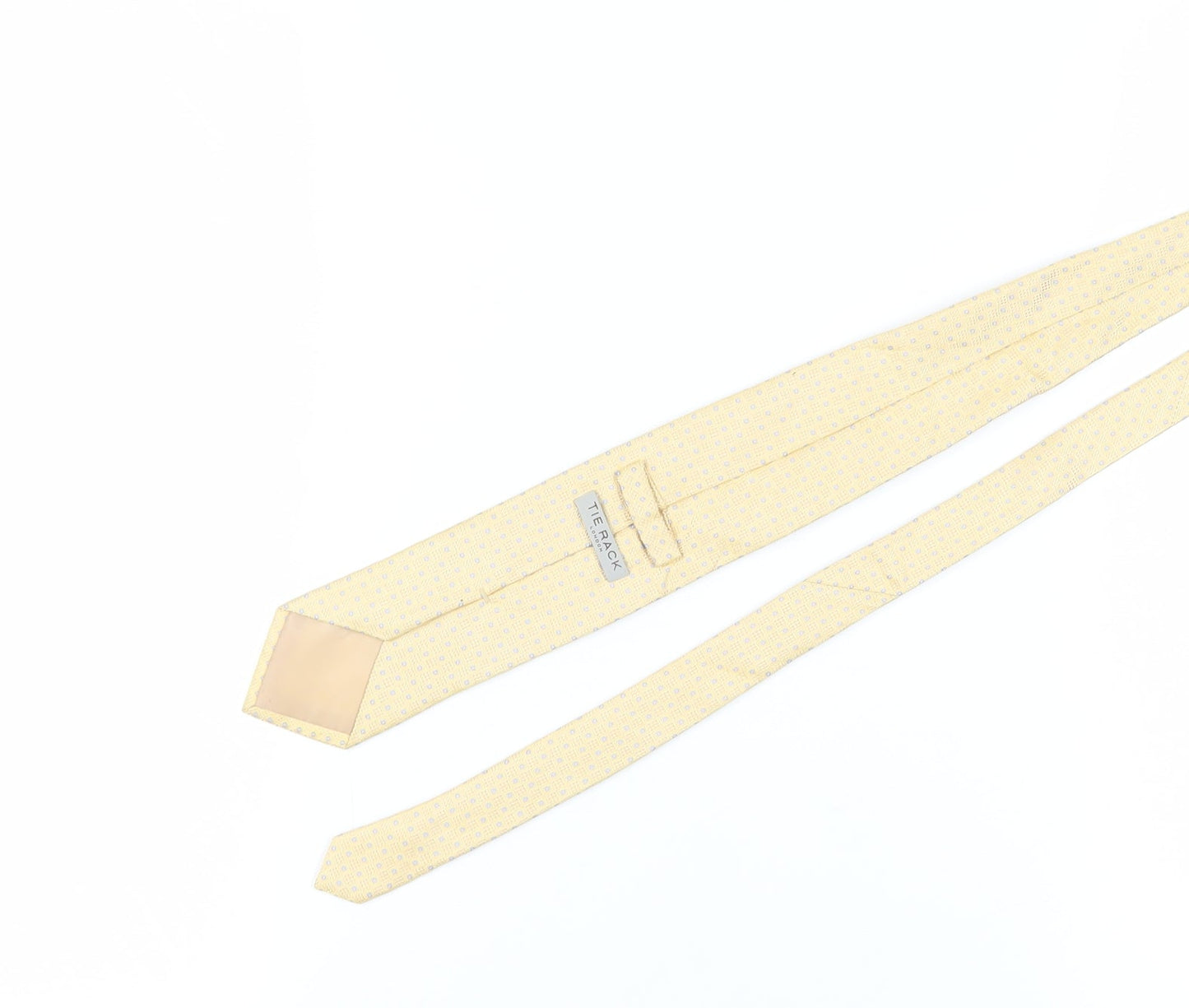 Tie Rack Men's Yellow Silk Geometric Tie