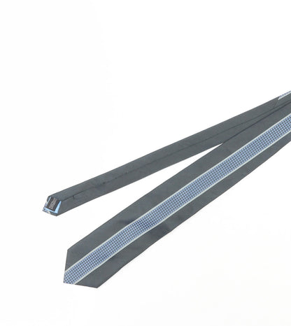 William Hunt Men’s Blue Houndstooth Silk Designer Tie