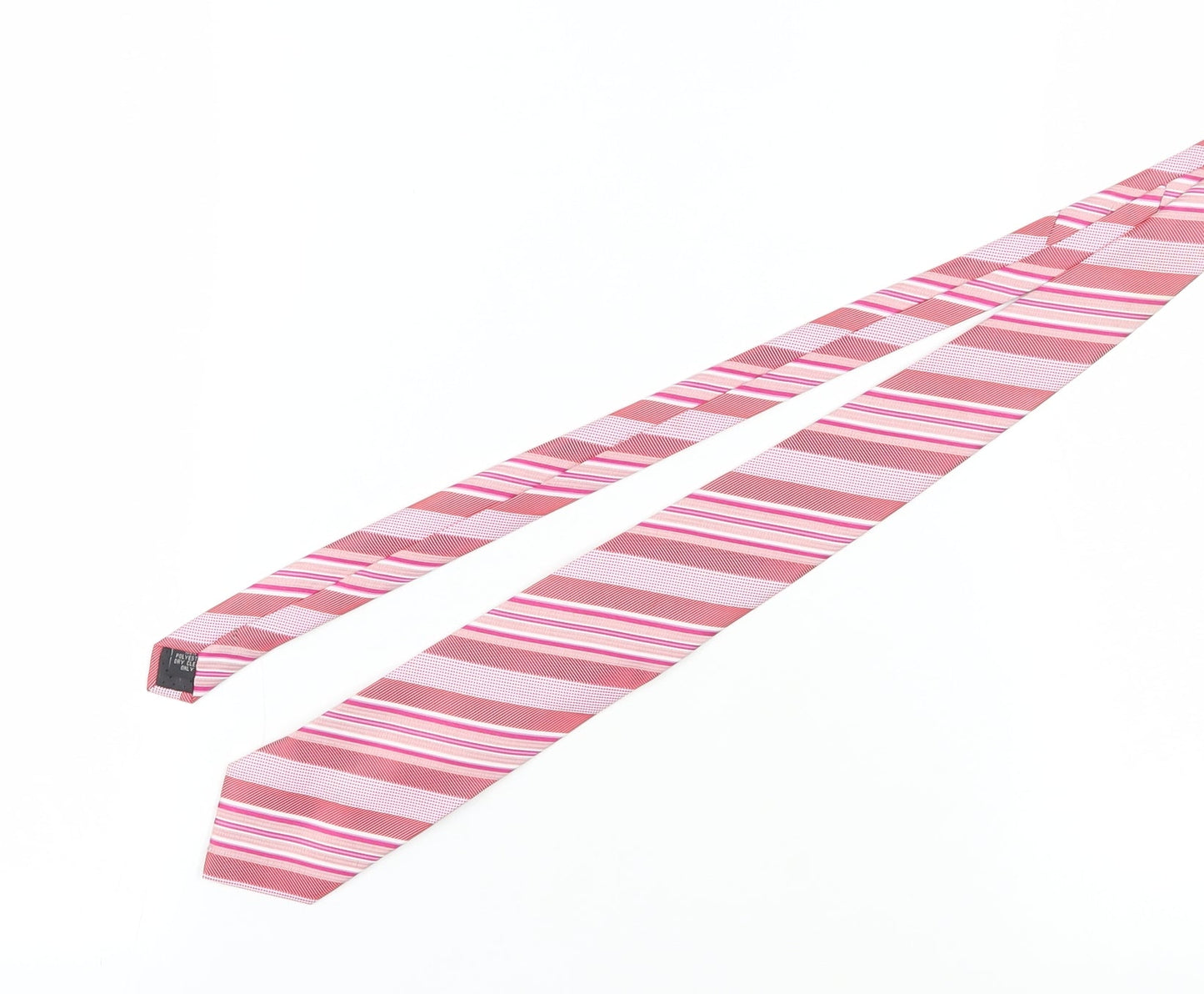 Skopes Men's Pink Striped Tie, One Size, Stylish & Bold