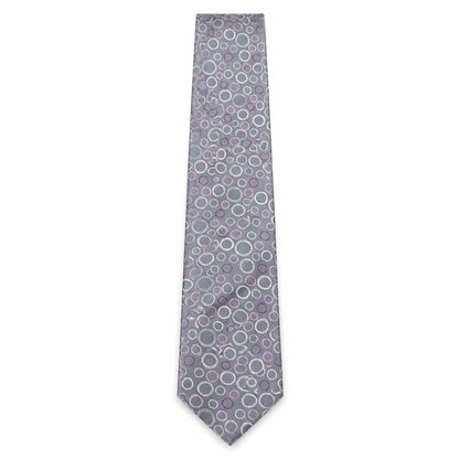 Mens Thomas Nash Grey Geometric 100% Polyester  Tie
