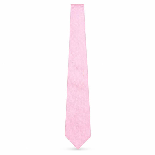 Mens STVDIO Jeff Banks Pink Geometric 100% Silk  Tie