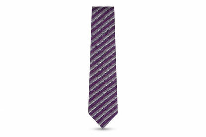 Mens St. George by Duffer Multicoloured Striped 100% Silk  Tie