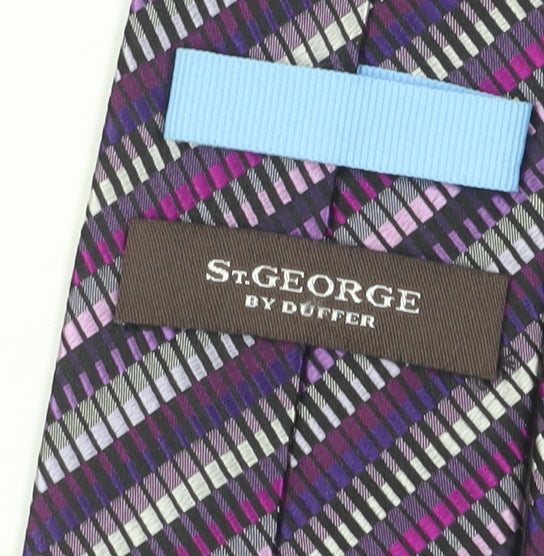 St. George by Duffer Men's Multicoloured Silk Tie