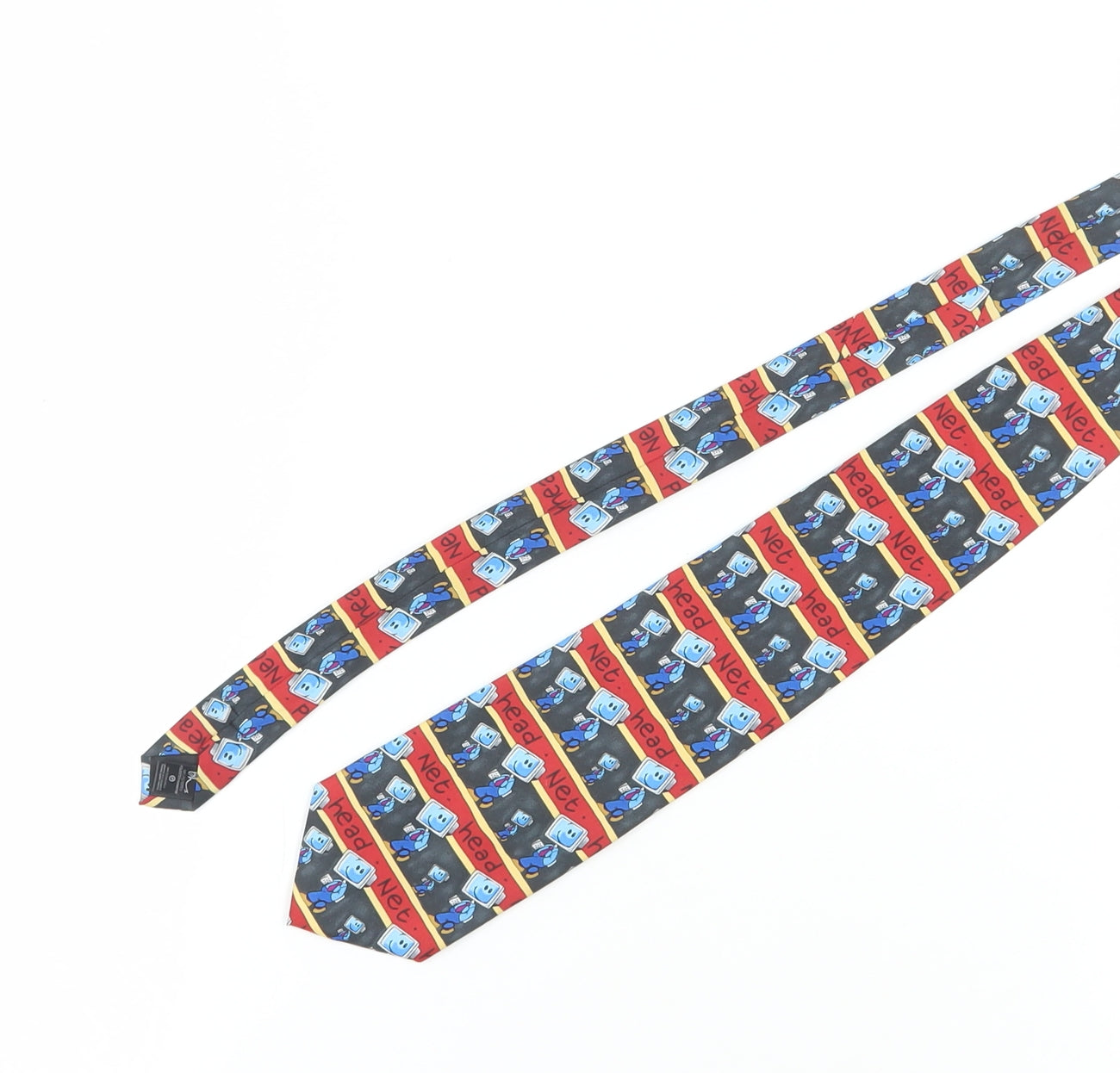 Mens BHS Multicoloured Geometric 100% Polyester  Tie