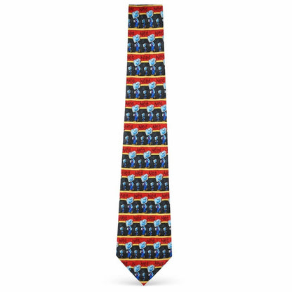 Mens BHS Multicoloured Geometric 100% Polyester  Tie