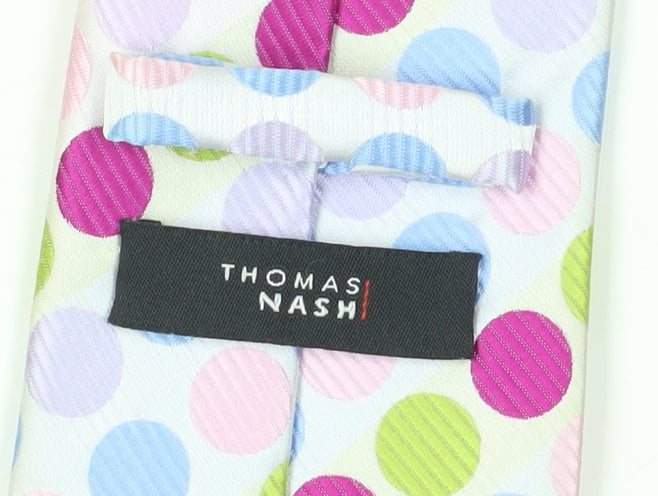 Thomas Nash Men's Multicoloured Polka Dot Tie
