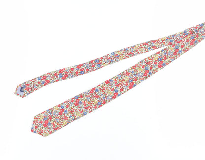 Mens Charles Tyrwhitt Multicoloured Floral 100% Cotton  Tie