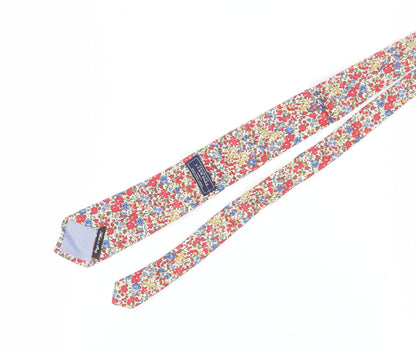 Mens Charles Tyrwhitt Multicoloured Floral 100% Cotton  Tie