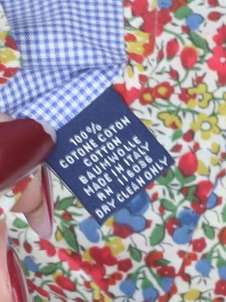 Mens Charles Tyrwhitt Multicoloured Floral 100% Cotton  Tie