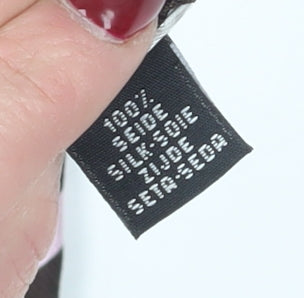 St. George Mens Brown Striped Silk Tie