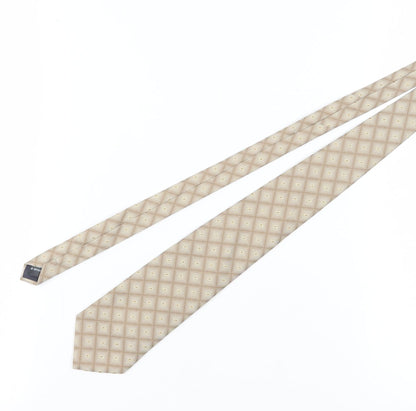 Original Savatine Men's Beige Geometric Tie One Size