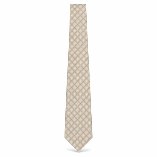 Original Savatine Men's Beige Geometric Tie One Size