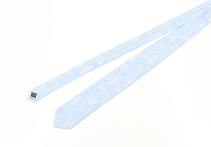 John Lewis Blue Paisley Silk Men's Tie