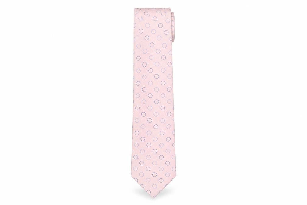 Mens NEXT Pink Polka Dot 100% Silk  Tie
