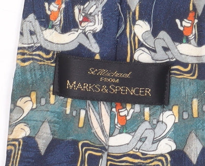 Marks and Spencer Men's Multicoloured Cartoon Tie