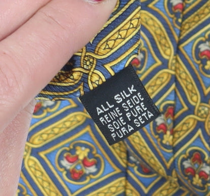 Austin Reed Men's Multicoloured Geometric Silk Tie