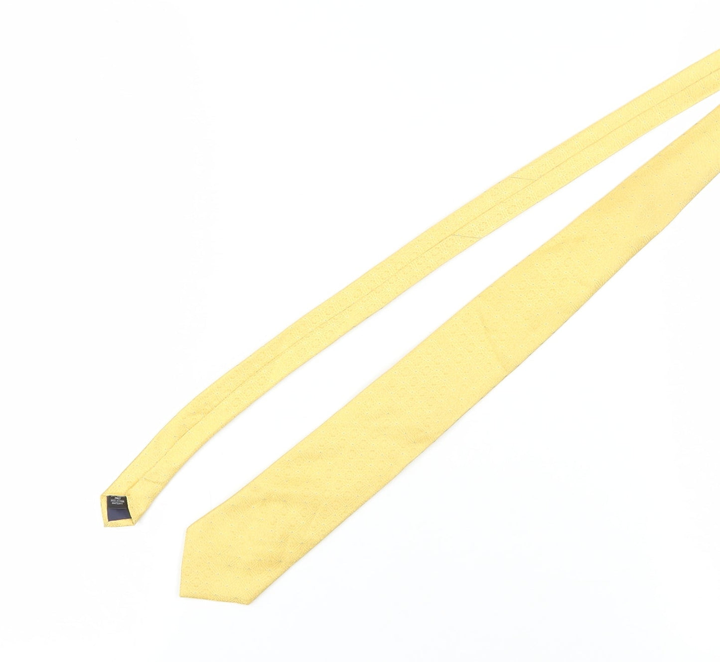 Savoy Taylors Guild Yellow Silk Men's Tie